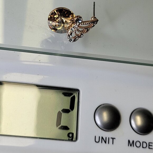 Butterfly Crystal Small Earrings - Picture 5 of 7